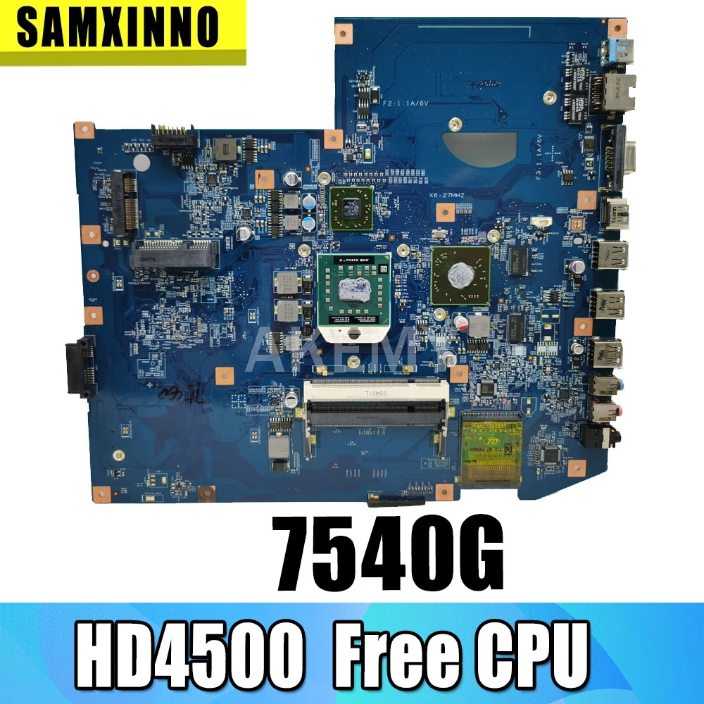 Akemy для Acer aspire 7540 7540g материнская плата ноутбука JV71 TR 48.4FP02.011 MBPJC01001 DDR2 HD4500