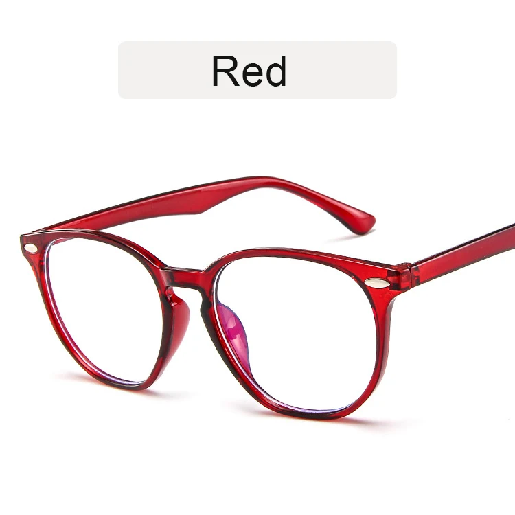KOTTDO, модные, анти-синие очки, оправа, Ретро стиль, ультра-светильник, очки для женщин, компьютерные очки, очки, прозрачные очки, мужские очки - Цвет оправы: red