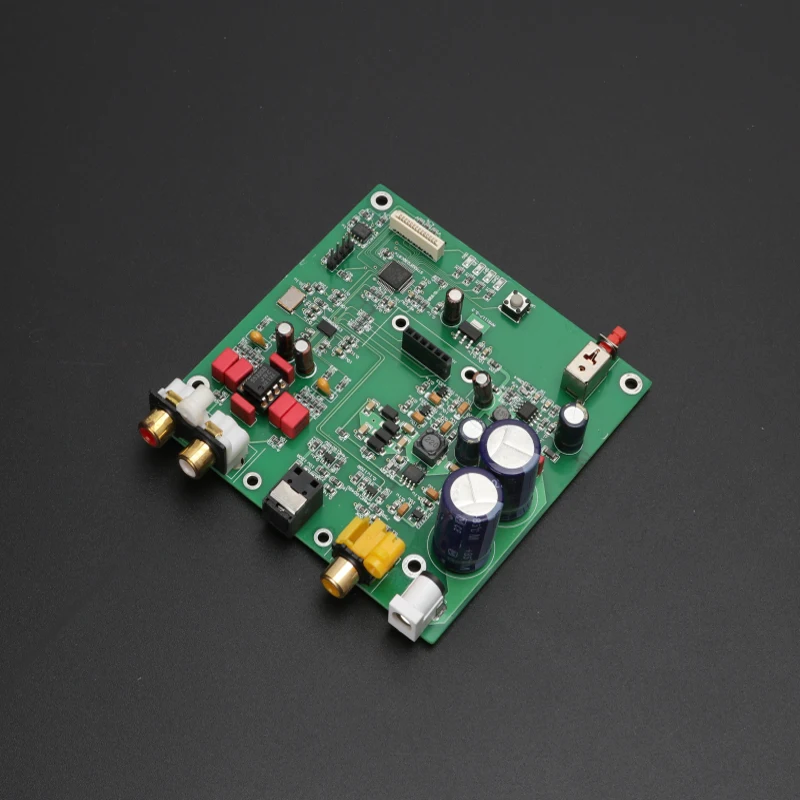 KYYSLB ES9038 Q2M ies DSD волоконный коаксиальный входной усилитель DAC декодер плата NE5532 Op Amp AC Dual 12~ 18 в ES9038Q2M декодер плата