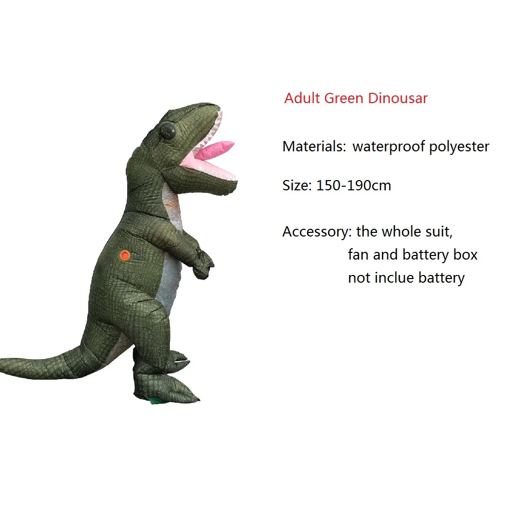 Надувные динозавры костюмы на Хэллоуин Стегозавр Чаризард тираннозавр вечерние костюмы дракона
