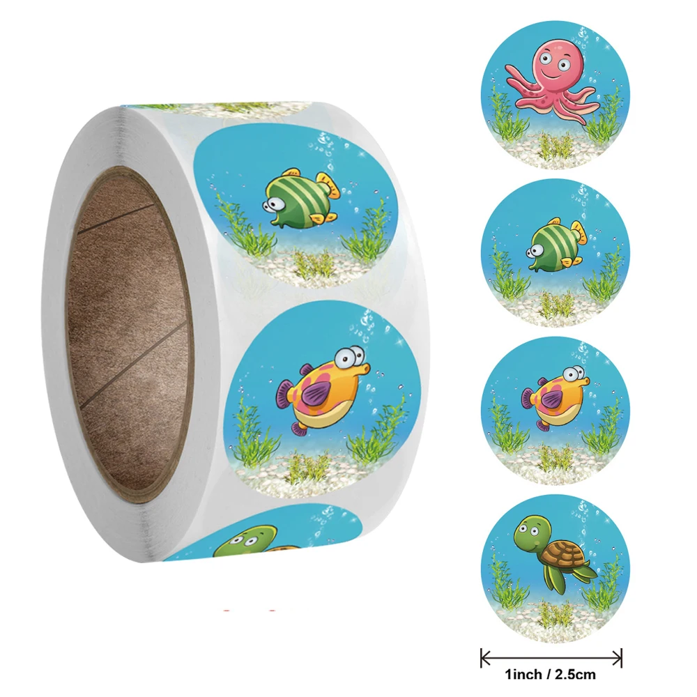 

В переменного тока, 50-500 шт. милые Животные наградные наклейки для детей Классические игрушки для учителя вознаграждение для детей наклейки для обучения мотивационные наклейки