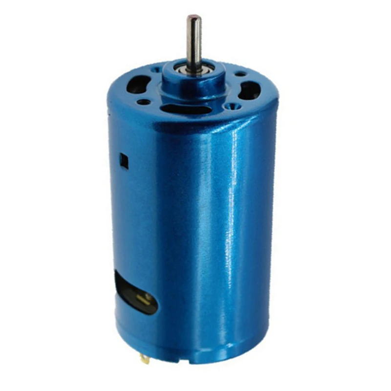 Moteur RS-550 haute vitesse démonté, avec rotor et aimants visibles pour usage DIY