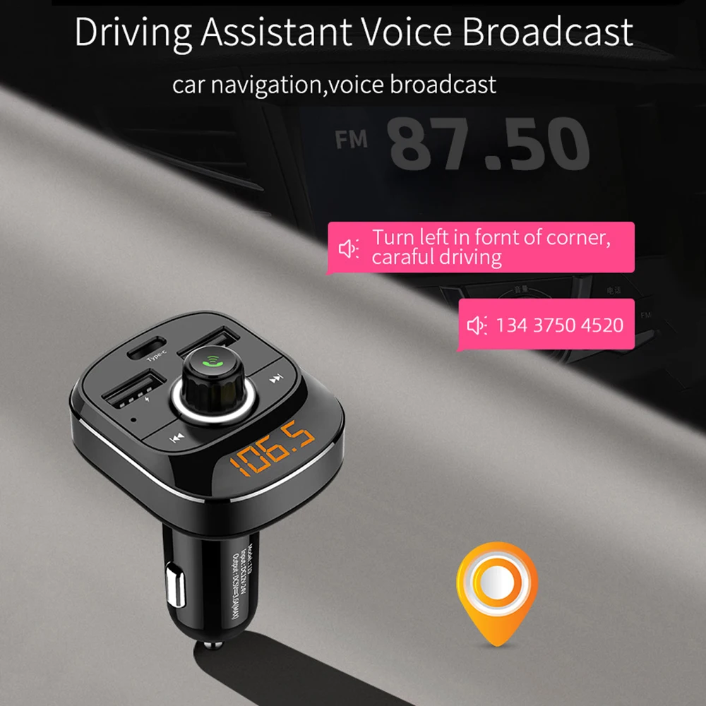 Автомобильный MP3-плеер Bluetooth fm-передатчик Hands-free Dual USB Автомобильное зарядное устройство абсолютно новое и высокое качество