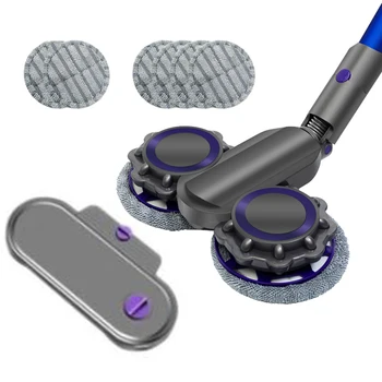 

1*Mop Head+6*Mop Cloth For Dyson V7 V8 V10 V11 Vacuum Cleaner Parts Attachment Vacuuming Four On One