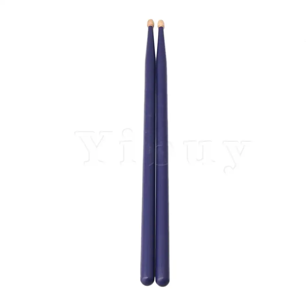 

Yibuy 2PCS Purple Walnut 5A Moderate Taper Drum Stick with Wood Tip 1.5cm Dia