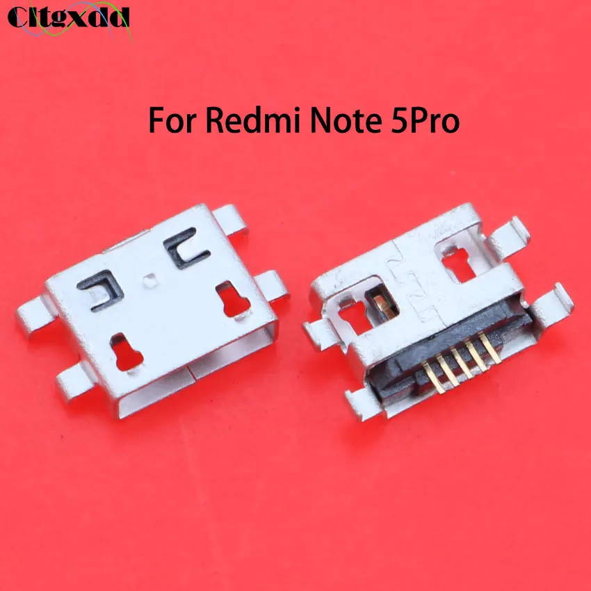 10Pcs Micro USB Jack Charging port Connector for Xiaomi Redmi 1 2 2S 3 3A 3X 4 4A 5 5A 5Plus 6 6A 6Pro Note 4 4X 5Pro 7 Pro - Цвет: For Redmi Note 5 Pro