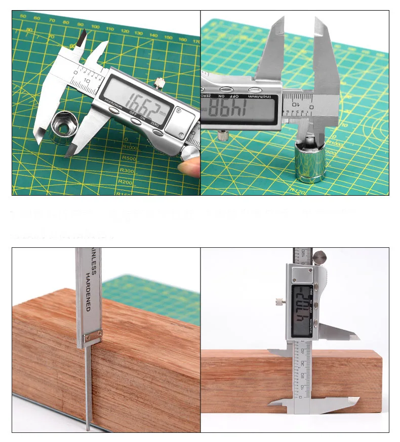 Uneefull электронный цифровой штангенциркуль корпус из нержавеющей стали 00-150 мм 0,01 мм Микрометр с большим ЖК-дисплеем измерительные инструменты ручные инструменты