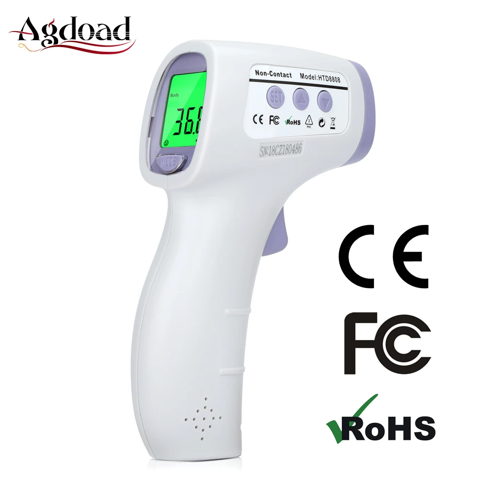 

Adults Children Baby Forehead Infrared Thermometer 5-15cm Non-contact Digital Fever IR Thermometer Accurate Measure CE Approved