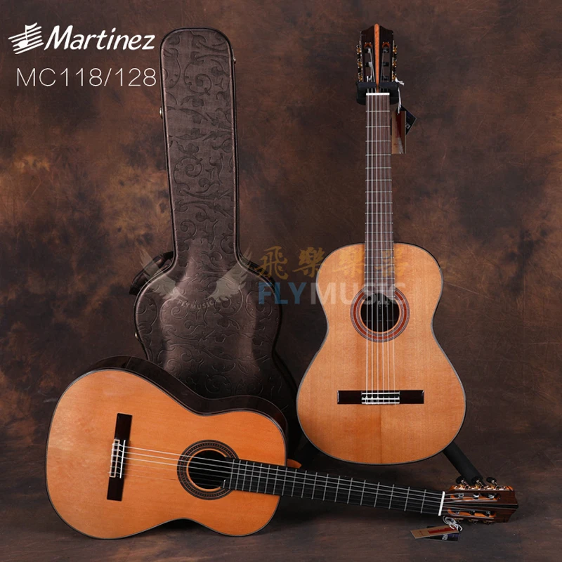Martinez Mc118 Mc128 Master Level Full Solid Wood Classical Guitar