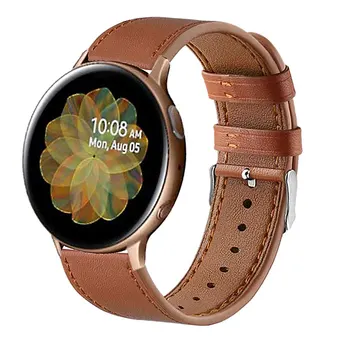

22mm 20mm Watch Strap For Samsung Galaxy 46mm 42mm Active 2 44mm 40mm Gear S3 Leather Band For Huami Amazfit Bip Sport Bands