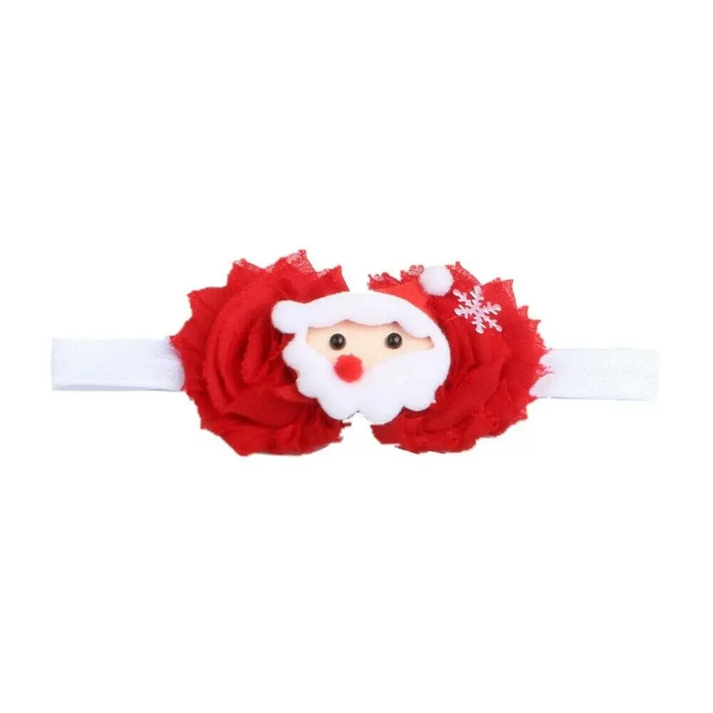 Лидер продаж, 1 шт., рождественские повязки на голову, шапка Санта-оленьи рога, Рождественский детский ободок для взрослых, повязка на голову, наголовный обруч ободок для вечеринки - Цвет: White Santa Claus