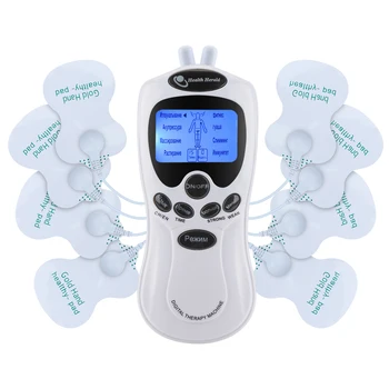 

8 Modes TEN Electric Therapy Massager Backlight LCD Russian Display Muscle Stimulation Treatment Device Dual Channel Pain Relief