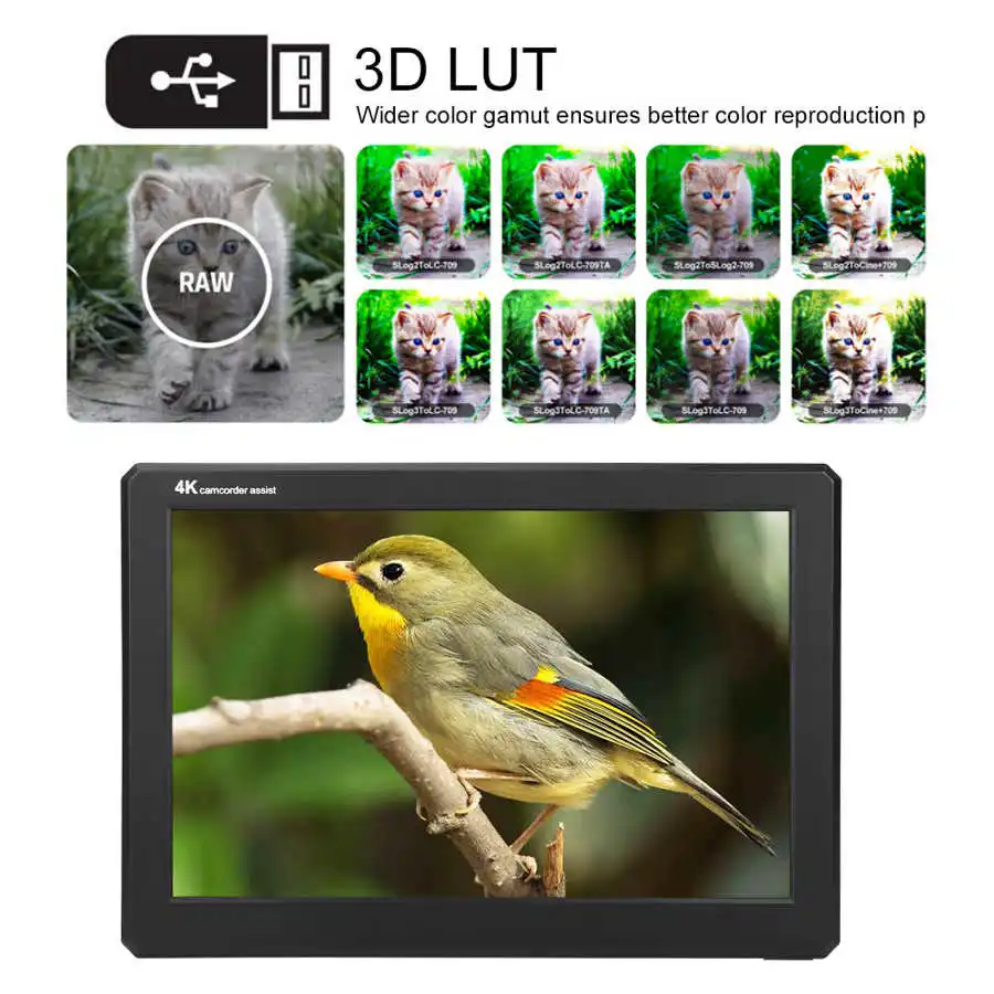 - LILLIPUT A8S 89Inch IPS Screen 4K Full HD Monitor Camera Monitor For DSLR Cameras Camera Monitor Video Monitor 89inch Screen