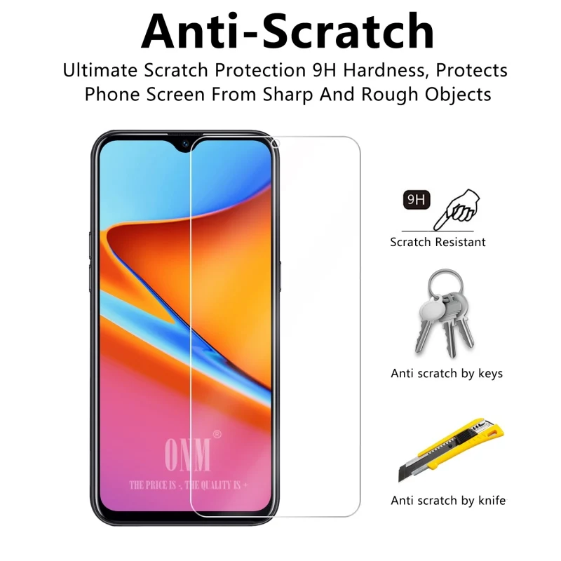 10 шт. закаленное стекло для Realme C2 2020 Защитное экрана Премиум Закаленное защитная