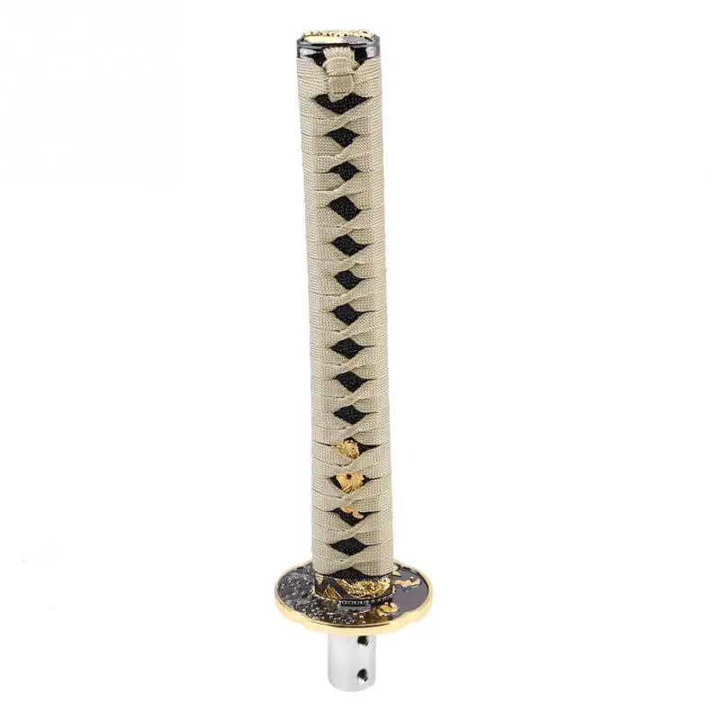 Universal Japanese Sword Car Gear Shift Lever Knob Shifter with 4 Adapters Car Accessories