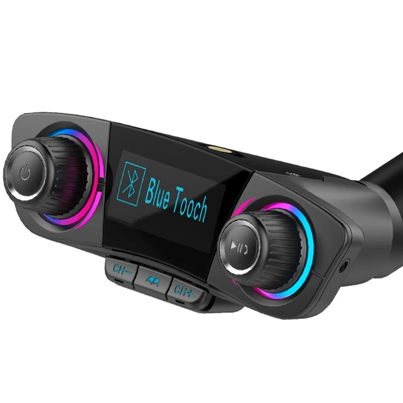 Bluetooth автомобильный комплект громкой связи FM передатчик MP3 музыкальный плеер 5V 2.1A зарядных порта USB для автомобиля Зарядное устройство