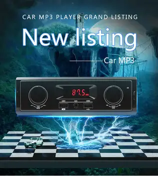 

1set K501 car mp3 player 3USB fast charge car FM player