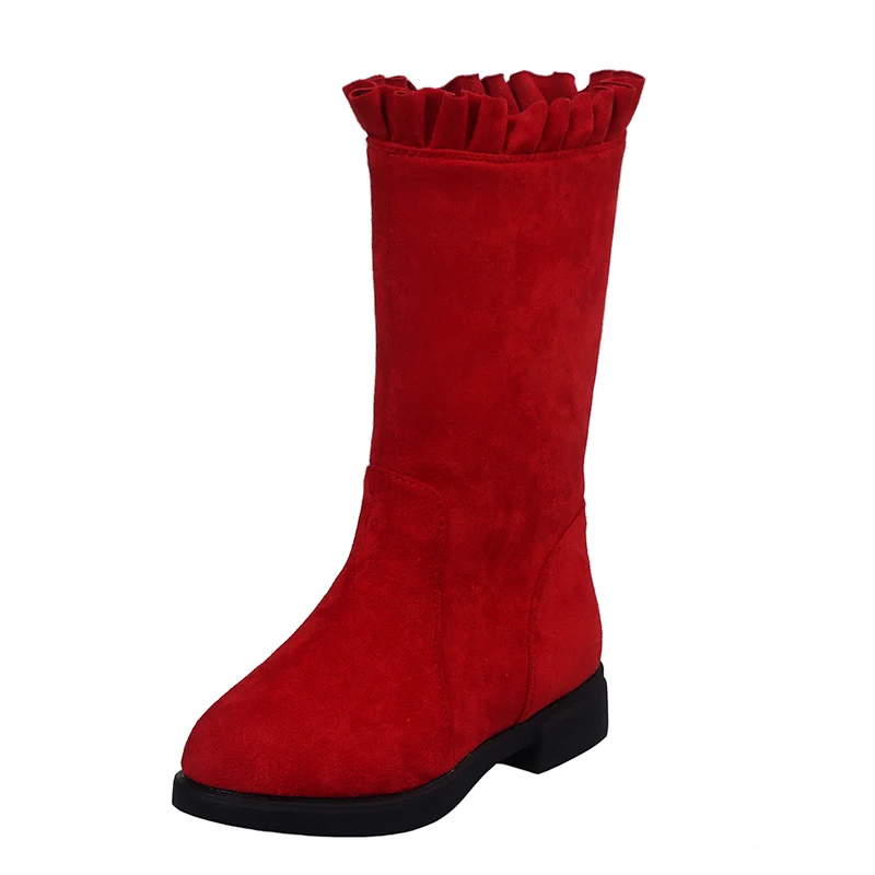 

Thigh High Boots Babys Girls plush snow boots 2019 autumn winter New Design flat with Anti-Slip Fashionable SC098