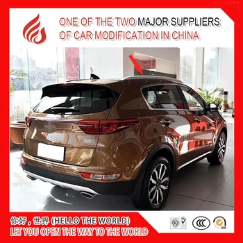 

High quality ABS sticker install side rail bar roof rack for KX5 Sportage 2016 2017 2018