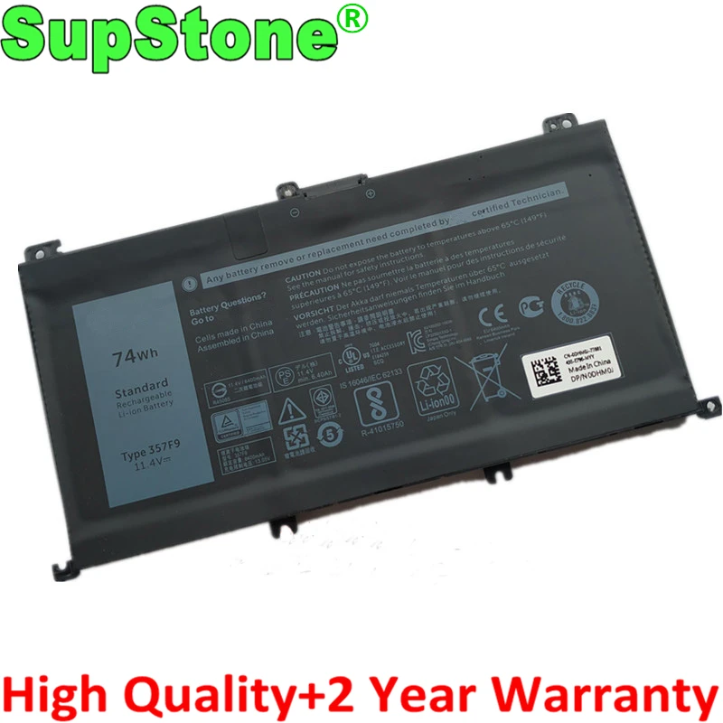 SupStone Новый 357F9 ноутбук Батарея для Dell Inspiron 15 7559 7557 7567 7566 5576 5577 P57F P65F INS15PD-1548B 1748B 71JF4