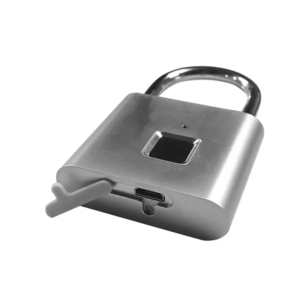 Безопасность Keyless USB Перезаряжаемый дверной замок отпечаток пальца Умный Замок быстрая разблокировка цинковый сплав Металл Портативный