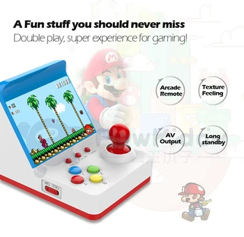 

A6 Mecool Game Player 360 FC Games 3-inch Full View HD Screen Support Double Game TV Output Video Handheld Game Console