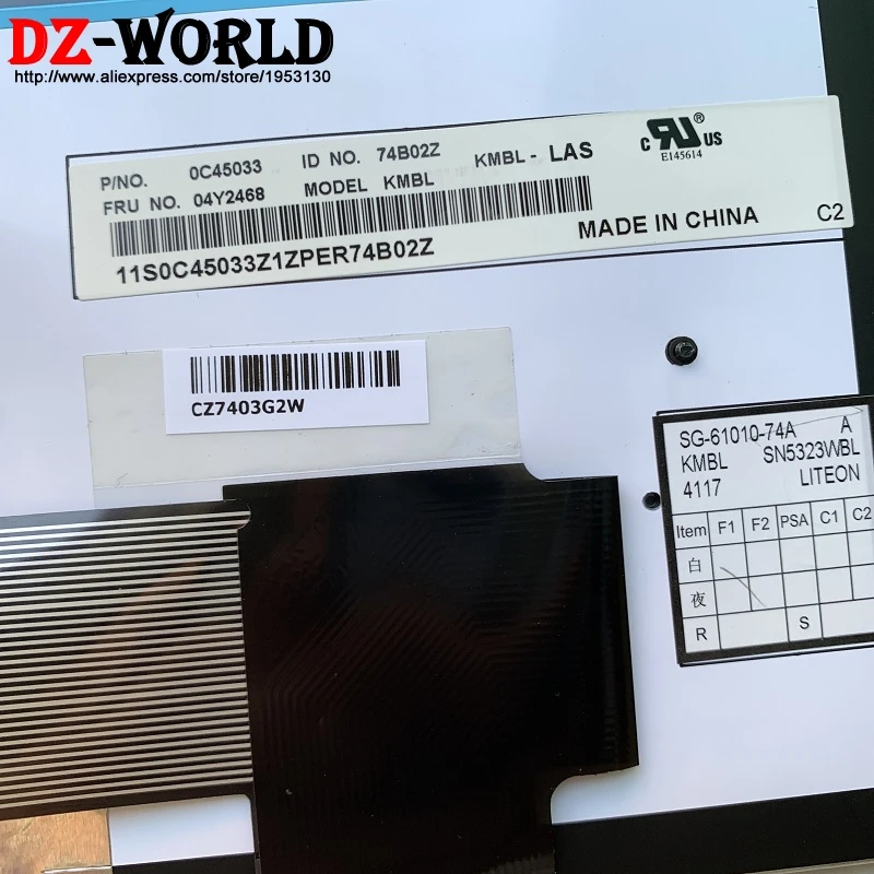 / LAS латинский клавиатура с подсветкой для ThinkpadT540P W540 W541 T550 W550S T560 P50S ноутбук Подсветка Teclado 04Y2468 04Y2390