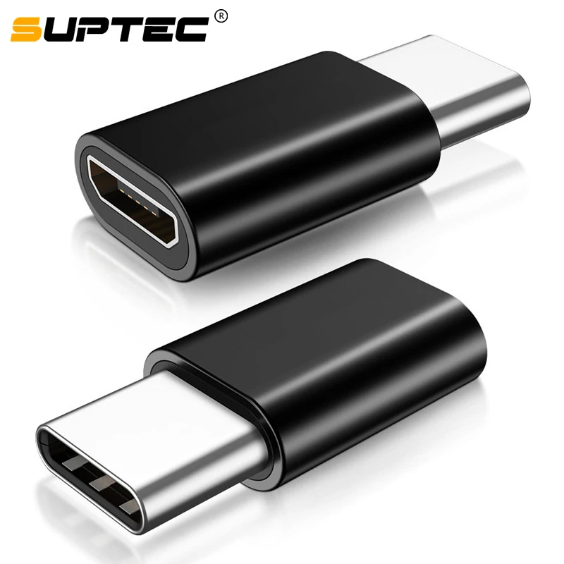 SUPTEC 10 Pack USB Adapter USB Type C Male to Micro USB Female OTG Adapter Type-C Converter Connector for Macbook Samsung S9 S8 SUPTEC 10 Pack USB Adapter USB Type C Male to Micro USB Female OTG Adapter Type-C Converter Connector for Macbook Samsung S9 S8