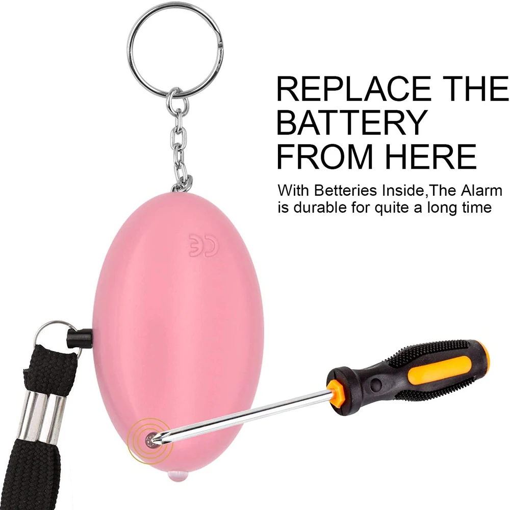 

Safe Sound Personal Alarm 140DB Personal Security Alarm Keychain with LED Lights Emergency Safety Alarm for Girl Women Kid Elder
