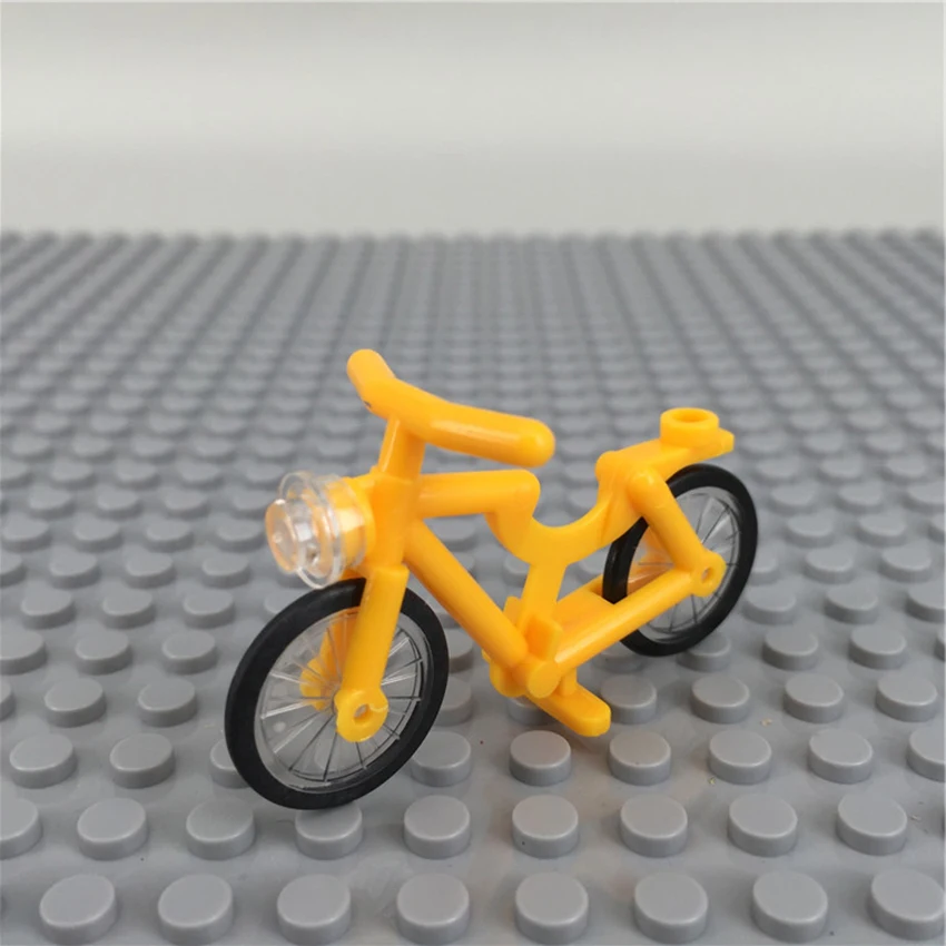 Single Legoingly Figure Accessories Building Block MOC Bicycle Bike Kit Brick Child DIY Toy Gift (9)