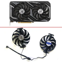 Ventilateur de refroidissement pour processeur ASUS RTX 6700XT, 2 pièces, 95MM, 5 broches ROG STRIX RX6600XT, carte graphique 