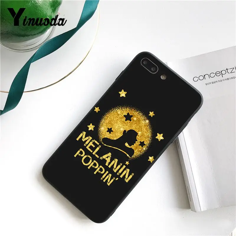 Melanin sticker Poppin Aba Queen Black Girl