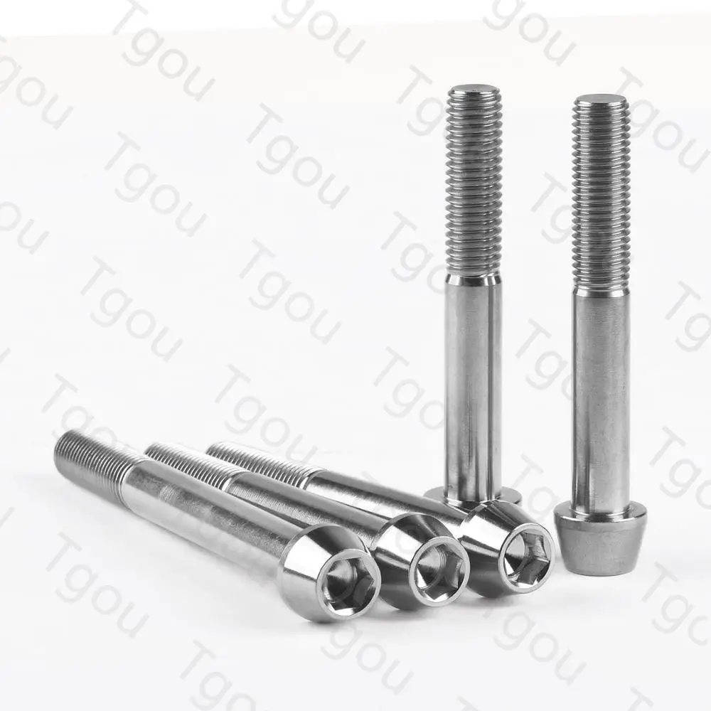 Титановый болт Tgou M10x70/80/85/100 мм винты с шестигранной головкой для тормозного