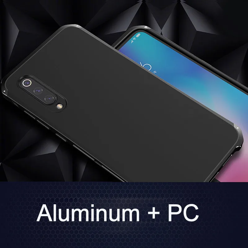 Shockproof Mi 9 Armor Case for Xiaomi Mi 9 Case Metal Frame Hard PC Cover Coque for Xiaomi Mi 9 Pro Case Anti-Drop Mi 9 Funda