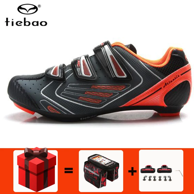 orange TB36-B1521 TIEBAO/Мужская обувь для велоспорта; bicicleta sapatilha ciclismo; велосипедная обувь; zapatillas deportivas hombre; велосипедные кроссовки; женские кроссовки - Цвет: orange TB36-B1521