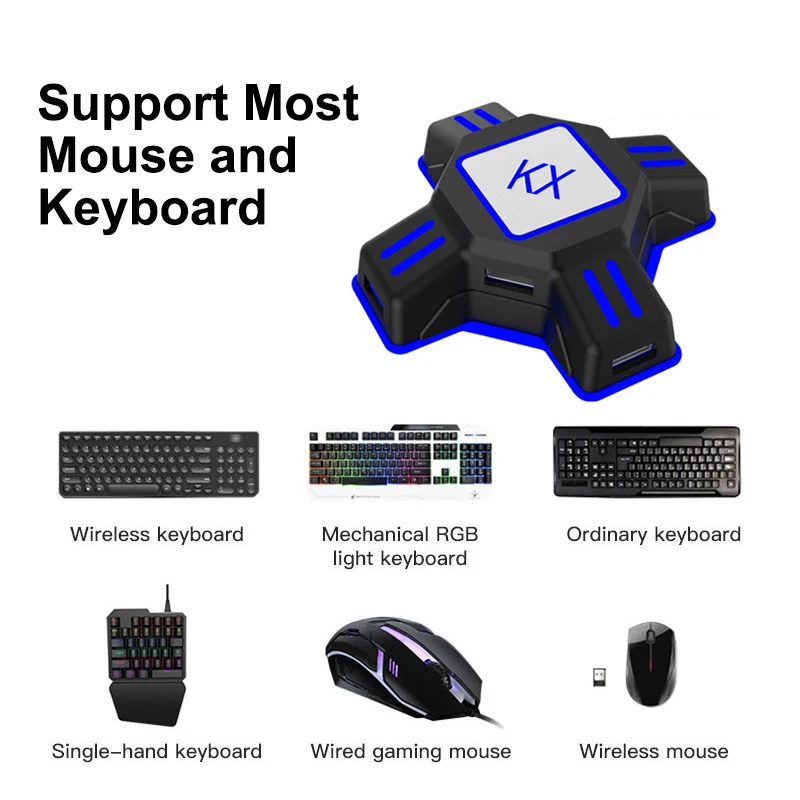  Pubg Controller Gamepad USB Gaming Video Game Keyboard Mouse Adapter for Switch for Xbox for PS4 fo
