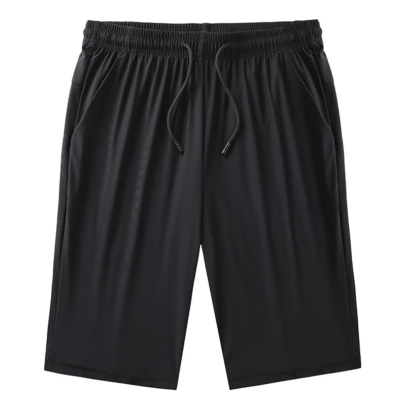 Adult Men Summer Thin Ice Silk Shorts Summer Thin Ice Silk Shorts Sweatpants Male Boardshorts Jogging Sports Short Pants