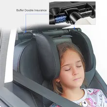 Универсальный автомобильный кожаный Тип подушки для сиденья автомобиля трехосная Автомобильная Шея подушка для автомобиля регулируемая подушка для отдыха