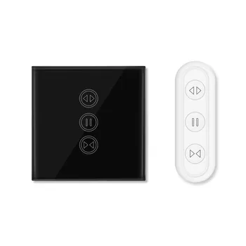 

Tuya Smart Life WiFi Electric Curtain Roller Shutter Switch Smart Home Google Home Alexa Voice Control with Remote App Timer