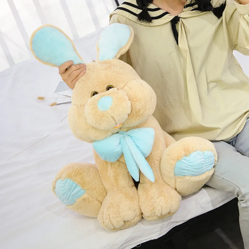 

America Bonnie Rabbit Doll Large Size Long Ear Rabbits Sub-Plush Toys Valentine's Day to Send Girl'S Gift