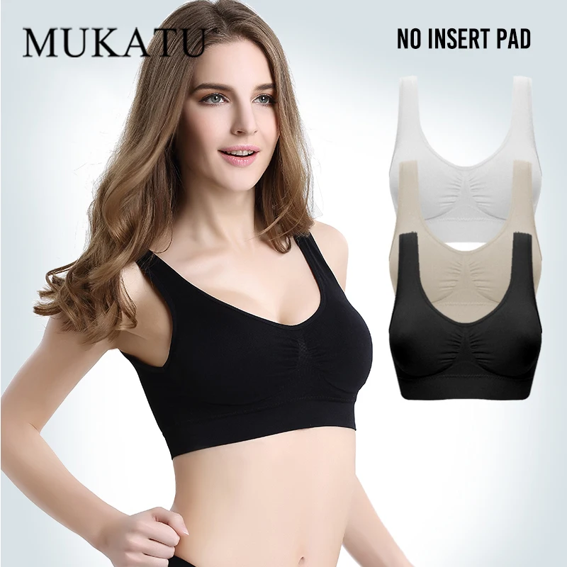  Women Underwear Seamless Bra Fitness Gym Running Vest 3 Colors No Wire-rim Bras Female Push Up Brea