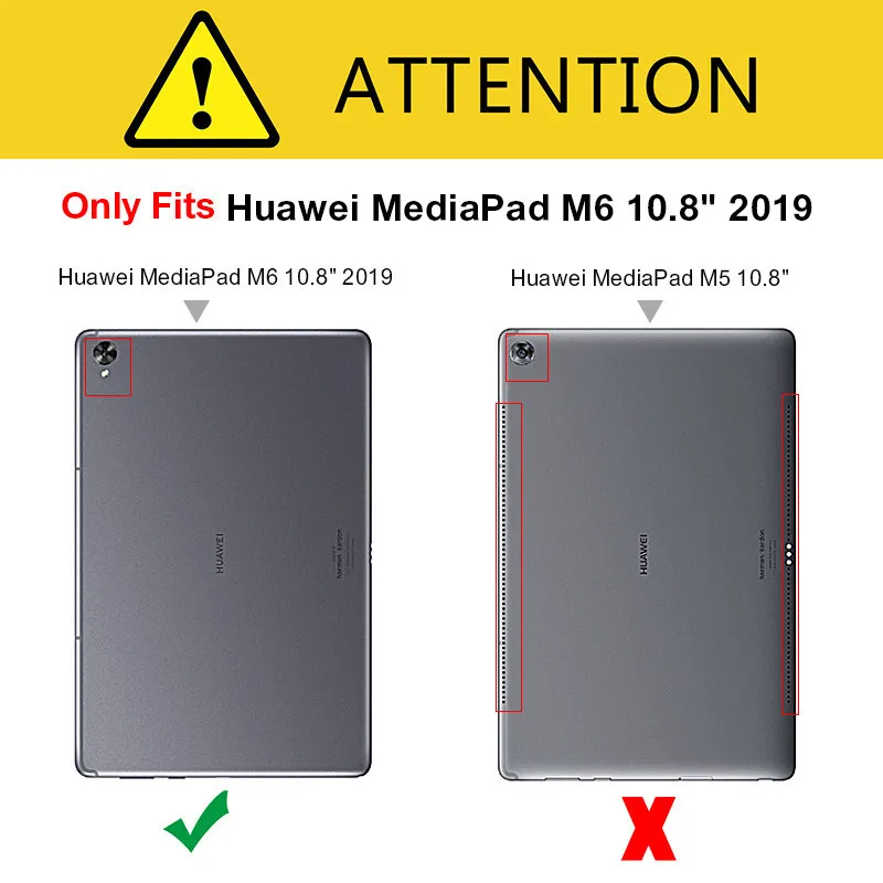 Тонкий чехол для клавиатуры huawei Mediapad M6 10,8 Bluetooth клавиатура для huawei M6 10,8 дюймов VRD-L09 смарт-чехол для планшета
