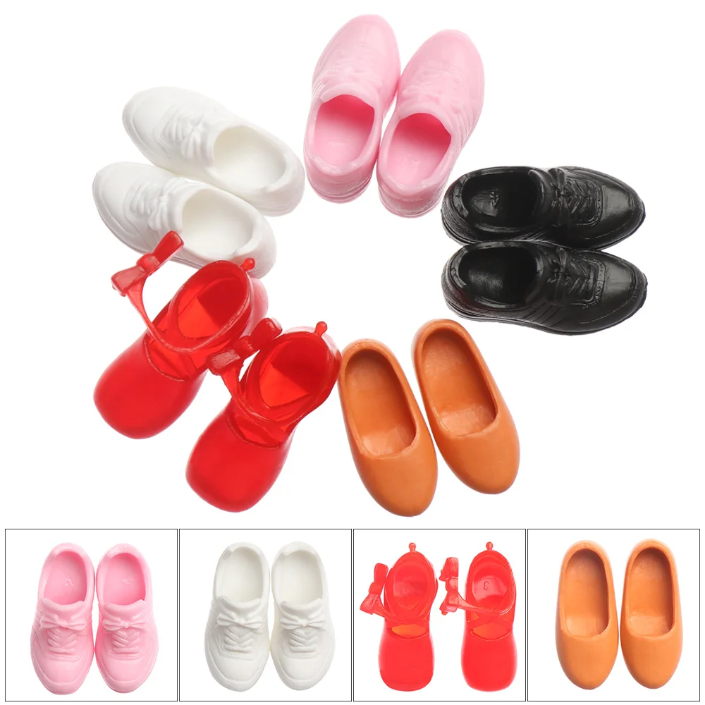 1 пара модная кукольная одежда маленькая спортивная обувь подходит для девочек 2/2