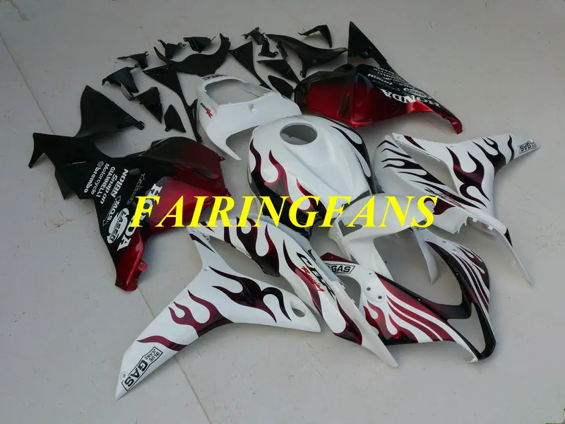 Обтекатель комплект для HONDA CBR600RR F5 09, 10, 11, 12, CBR 600 RR CBR 600 RR CBR 600 2009 2010 2012 красно-черные обтекатели комплект+ подарки HD22