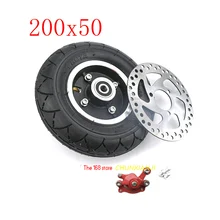 200x50 колеса тормозной диск насос алюминиевый сплав концентратор с внутренней камерная шина для газа скутер электрический скутер 200*50 шин