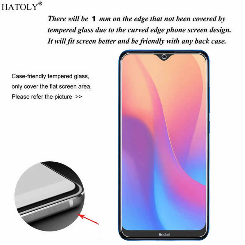 2 шт. для Xiaomi Redmi 8A стекло 8 Закаленное пленка 9H защита экрана телефона Защитное