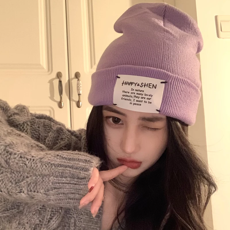7colors 2021 autumn winter Women's Hat Beanies Knit Girls Cap For Women Party Unisex Warm Knitted Wholesales (C08171 | Аксессуары