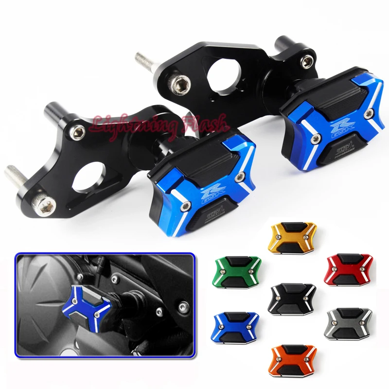 CNC мотоциклетная Рамка слайдер протектор для Suzuki GSX-R 600 GSXR 750 K6 K8 2006-2012 защита от падения защита от краш-колодки
