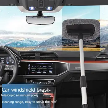 

Car Window Cleaner Brush Auto Microfiber Care Comfortable Anti Skid Front Windshield Cleaning Tool Telescopic Windshield Wiper