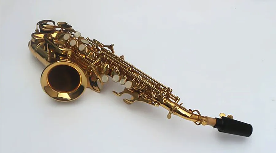 Сопрано саксофон том BB изогнутый сопрано sax из Bcreated музыкальный инструмент саксофон Sax для детей и чехол